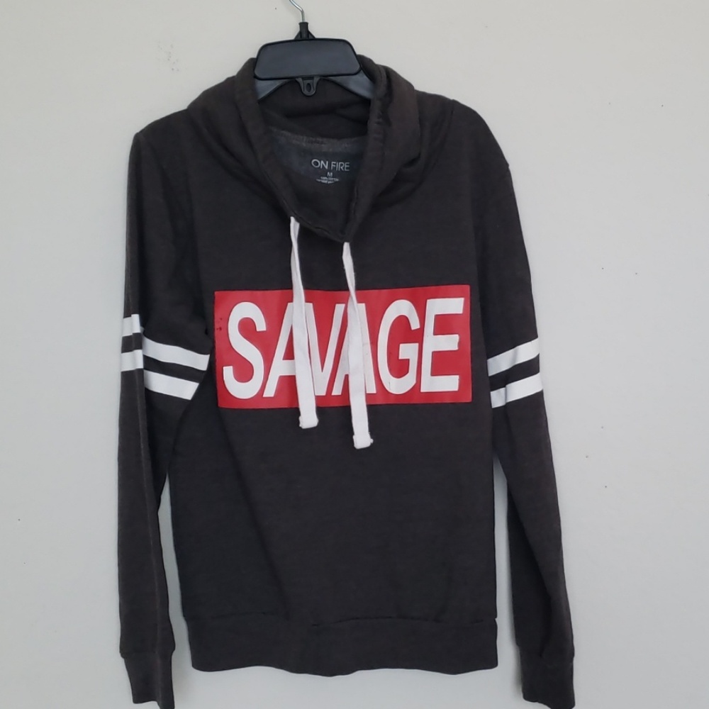 grey savage hoodie